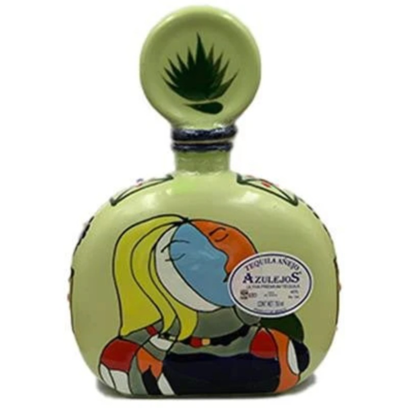 Azulejos Masterpiece Anejo Bottle Green