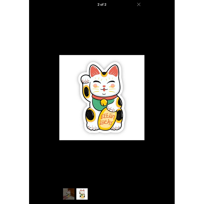 BIG MOONS, Sticker Lucky Cat