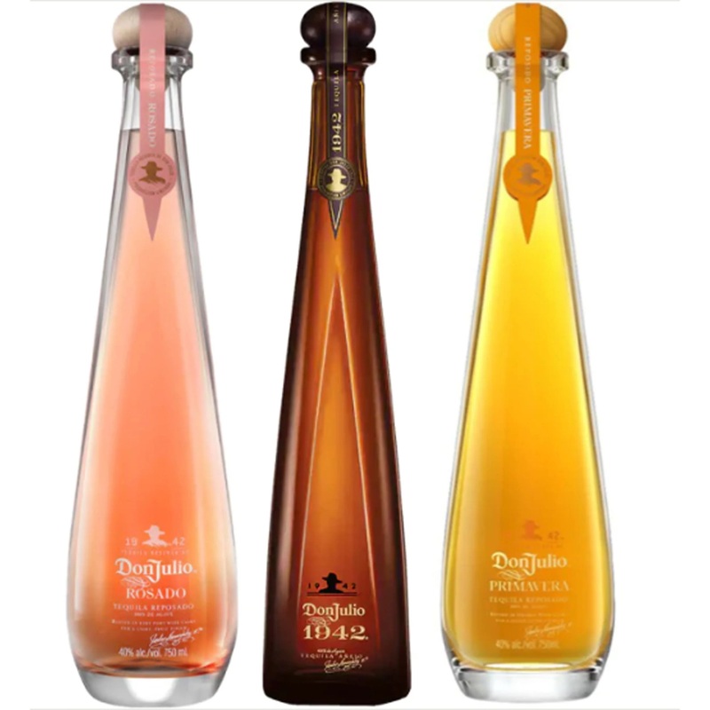 Don Julio 1942, Primavera & Rosado Tequila Bundle 3x 750ml