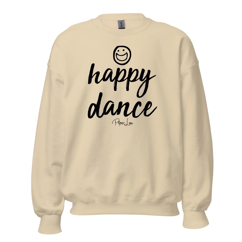 Happy Dance - Crewneck Sweatshirt White