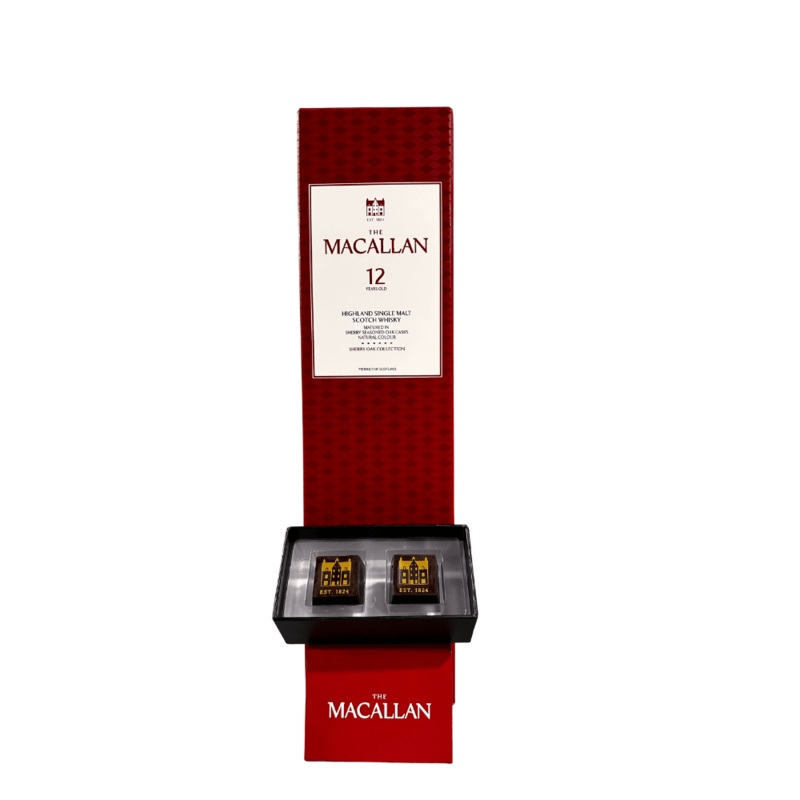 The Macallan Sherry Oak 12 Years Old with Compartes Chocolate