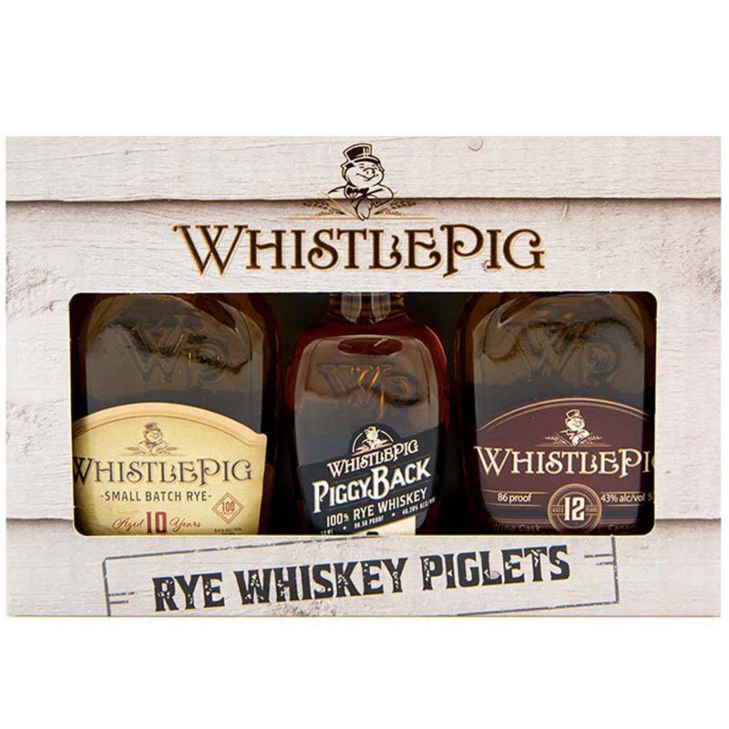 Whistlepig "Rye Whiskey Piglets" Flight Gift Set