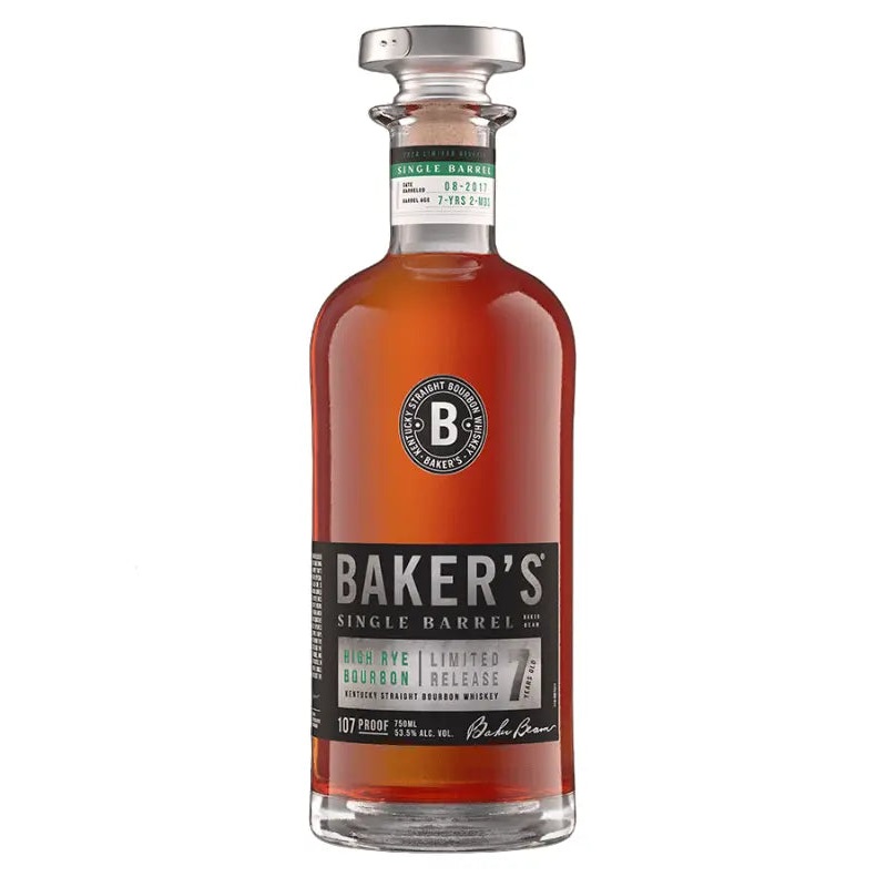 Bakers 7 Year Old Single Barrel High Rye Bourbon Whiskey
