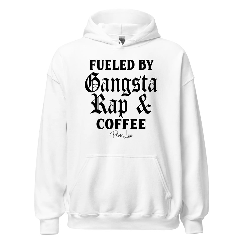 Fueled By Gangsta Rap - Graphic Hoodie White
