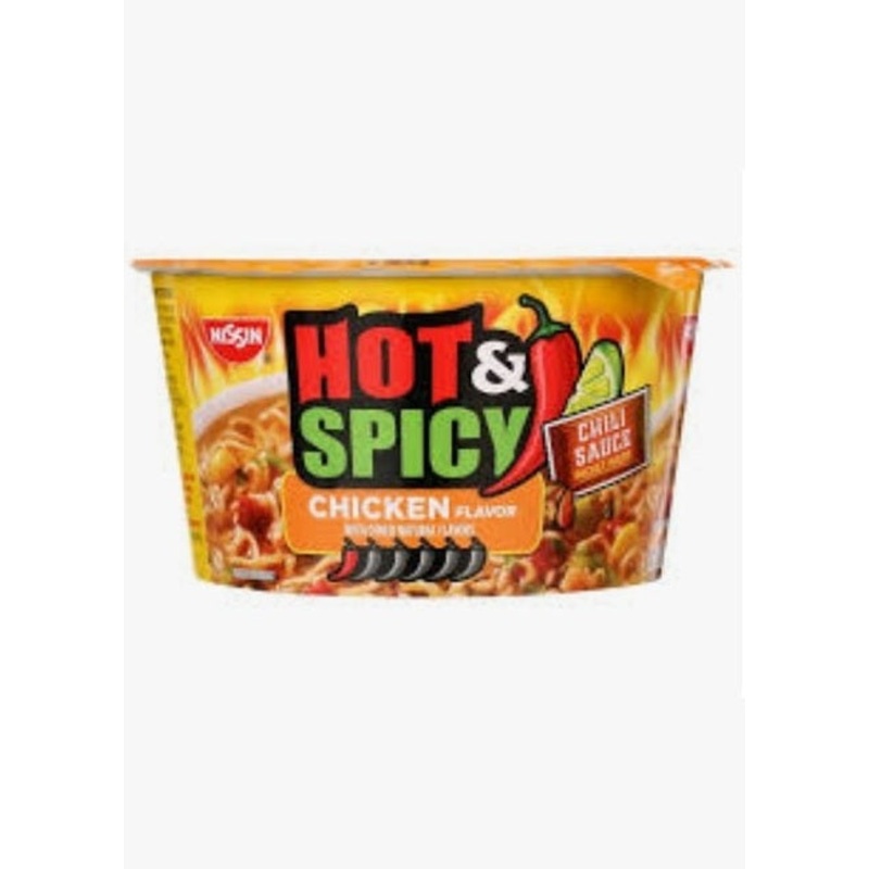 NISSIN Hot & Spicy Cup Noodle Soup