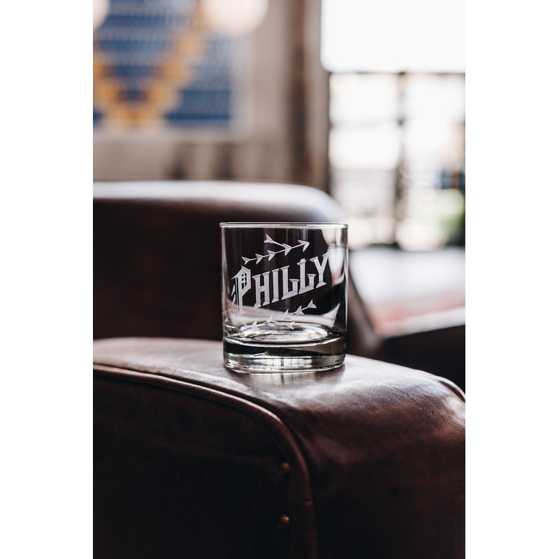 Philly Rocks Glass