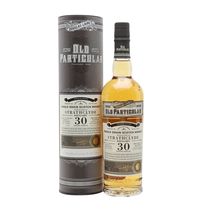 Strathclyde 1990 30 Year Old Old Particular Single Grain Scotch Whiskey | 700ML