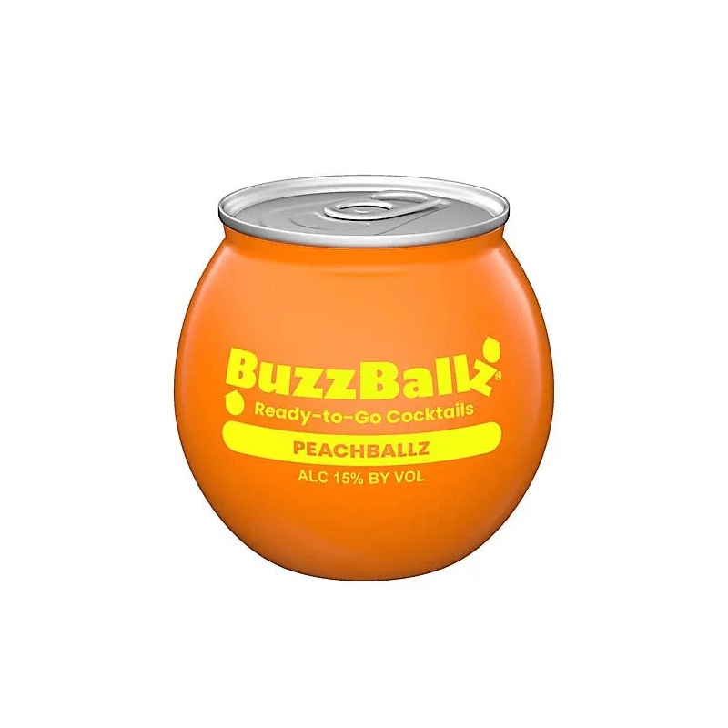 Buzzballz PeachBallz Cocktail 200mL 4 Pack