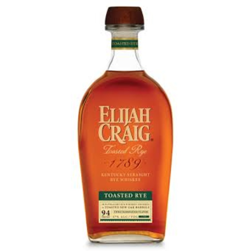 Elijah Craig Straight Rye Whiskey Toasted Rye 94