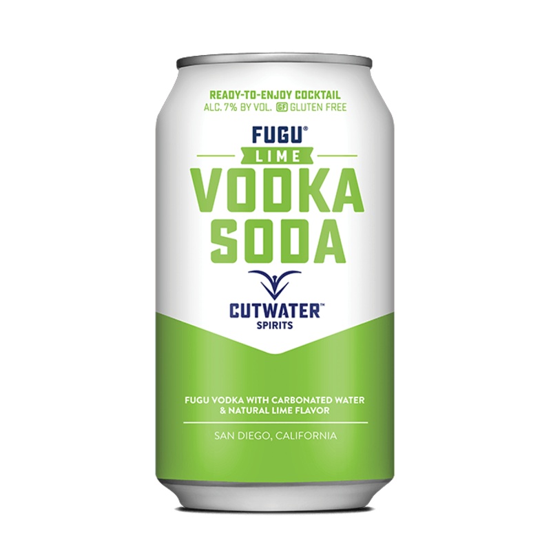 Fugu Lime Vodka Soda (4 Pack - 12 Ounce Cans)