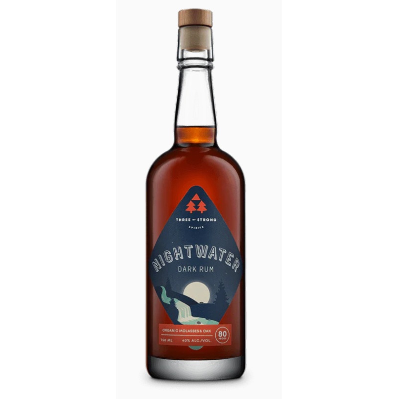 Three of Strong Spirits Nightwater Dark Rum