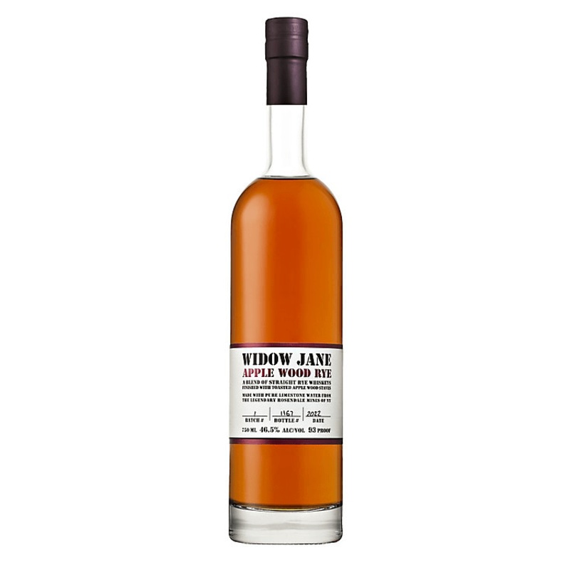 Widow Jane Rye Whiskey Apple Wood 750ml