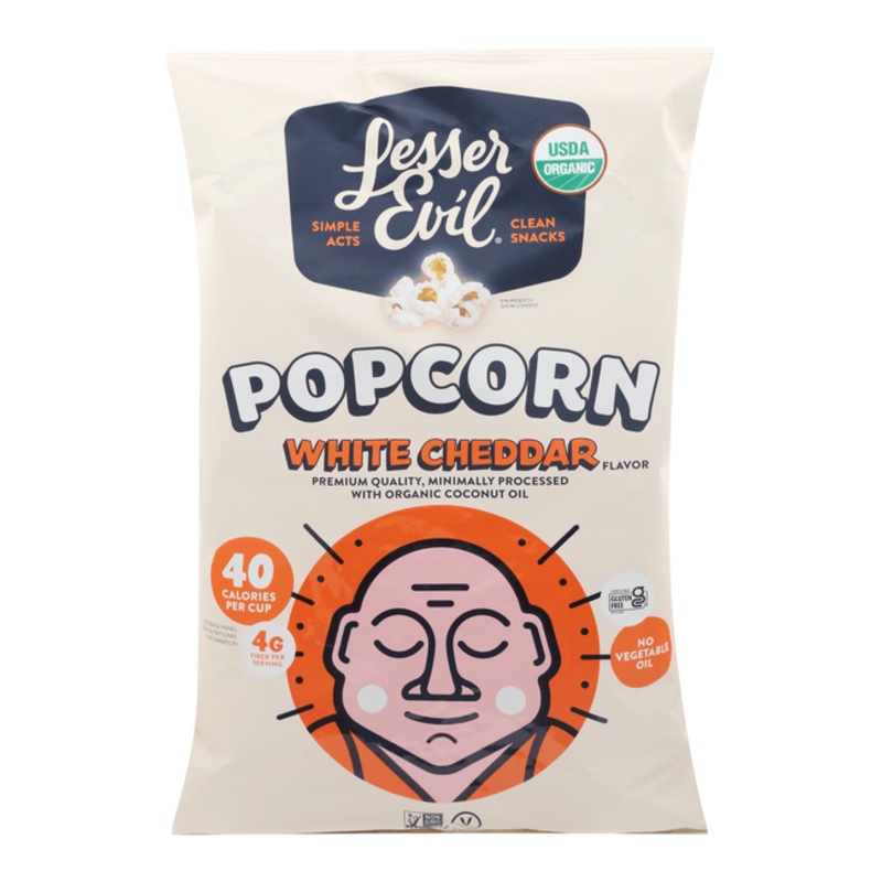 LESSER EVIL White Cheddar Popcorn