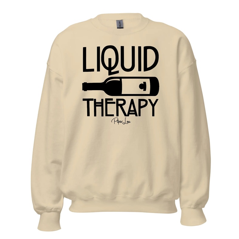 Liquid Therapy - Crewneck Sweatshirt White
