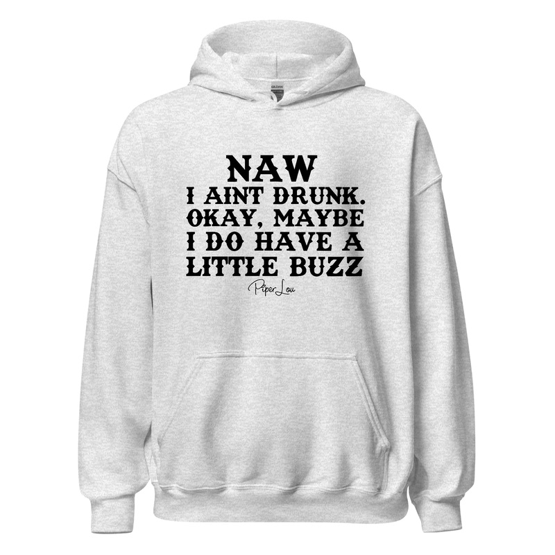 Naw I Ain't Drunk - Graphic Hoodie White