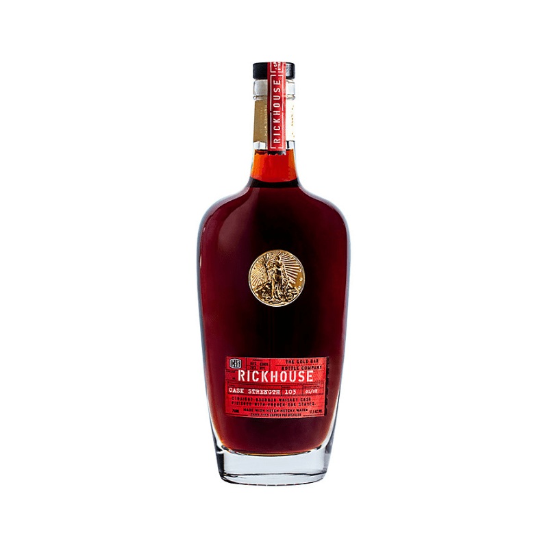 Gold Bar Straight Bourbon Whiskey Rickhouse Cask Strength 1750ml