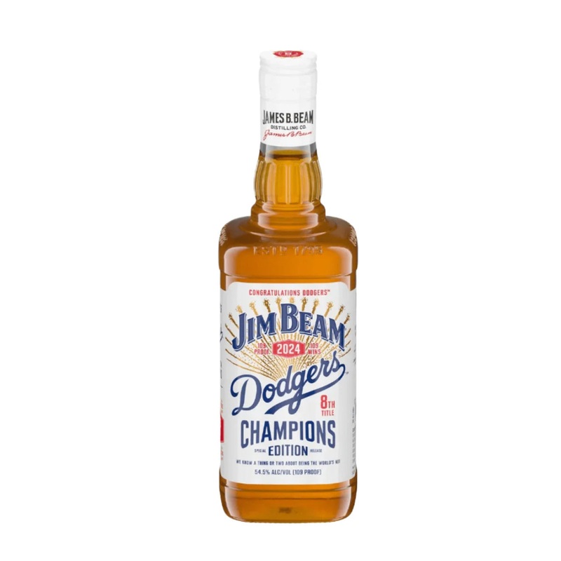 Jim Beam Dodgers 8th Title Champions Edition Bourbon 109 Proof