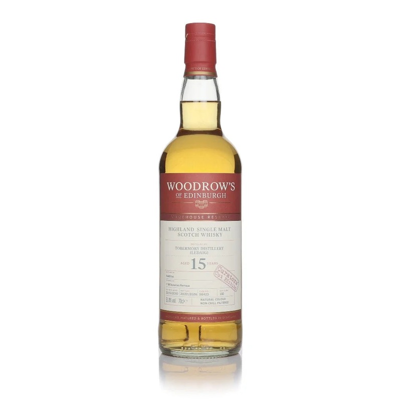 Ledaig 15 Year Old 2010 Cask #56423 - Woodrow's of Edinburgh Single Malt Scotch Whisky | 700ML