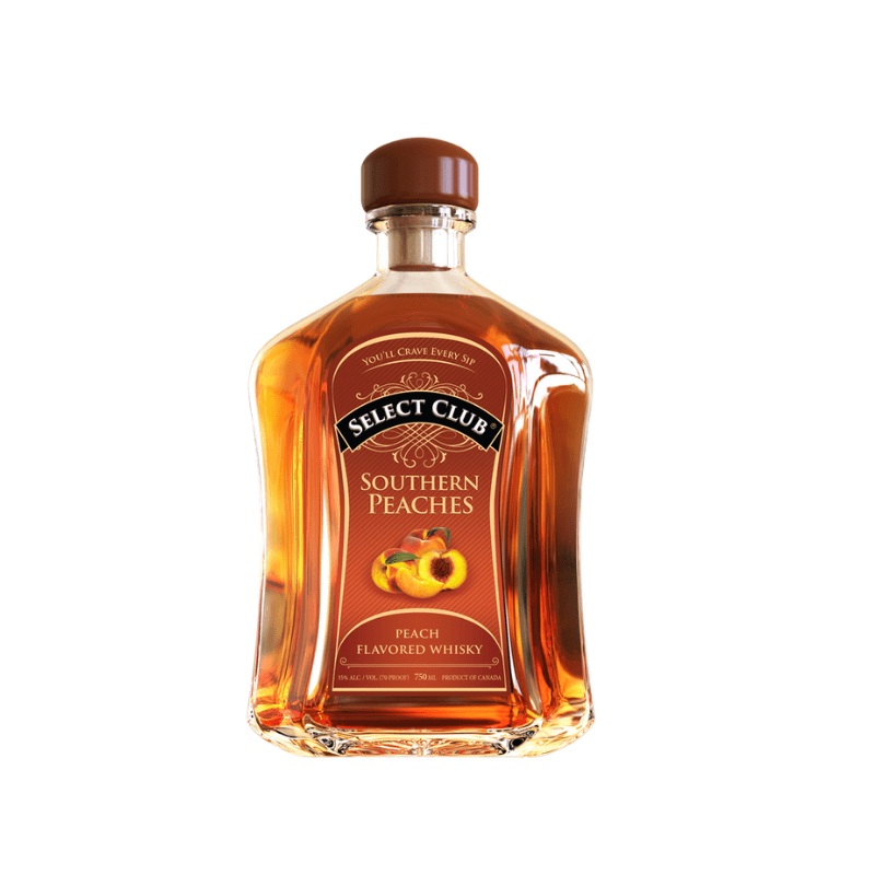 Select Club Southern Peaches Flavored Whiskey 750ml