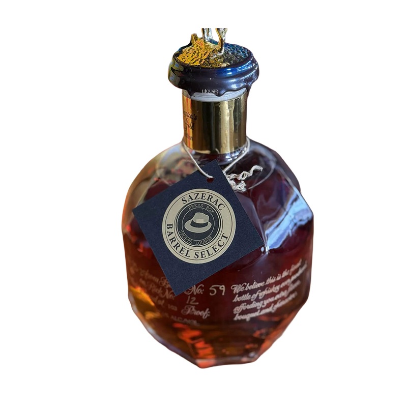 Blanton's Gold Single Barrel "Press Box" Bourbon Barrel Pick 750ml