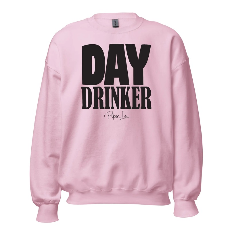 Day Drinker - Crewneck Sweatshirt White
