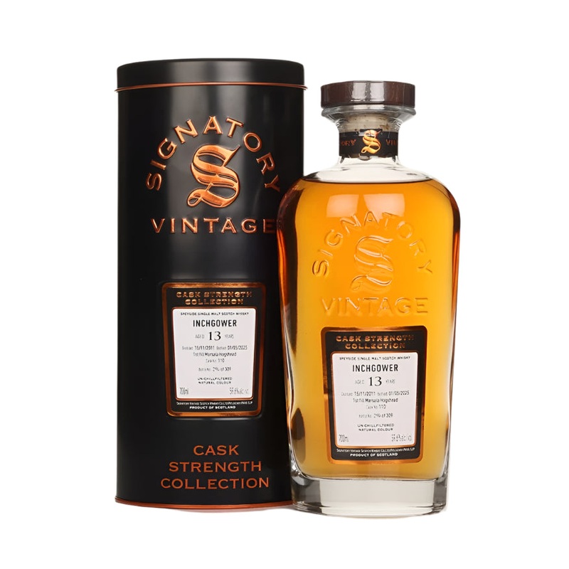 Inchgower 13 Year Old 2011 Cask #110 - Cask Strength Collection (Signatory) Single Malt Scotch Whisky | 700ML
