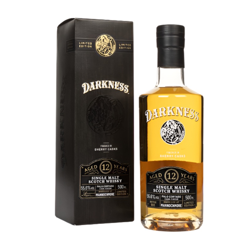 Mannochmore 12 Year Old Palo Cortado Cask Finish Darkness Single Malt Scotch Whisky | 500ML