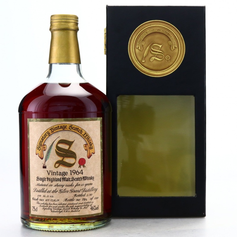 Glen Grant 25 Year Old (D.1964, B.1990) Signatory Vintage Scotch Whisky