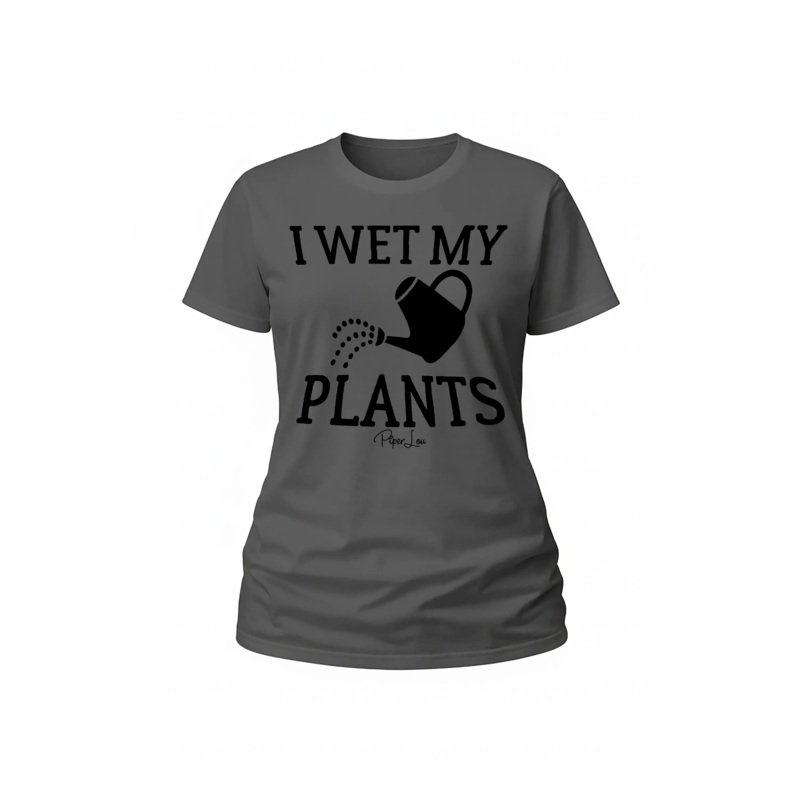 I Wet My Plants - Classic Tee White