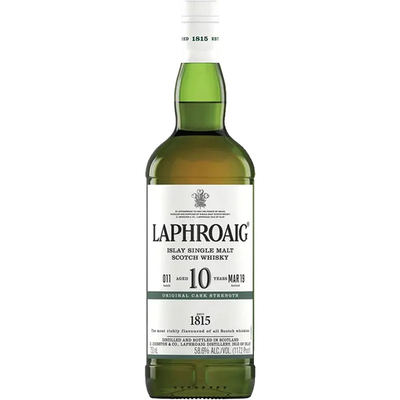 Laphroaig Original Cask Strength 10 Year Single Malt Scotch Whisky