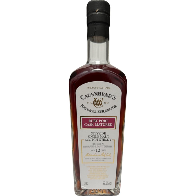 Glenburgie 2011 (Cadenhead's) Natural Strength 12 Year Old Scotch Whisky | 700ML