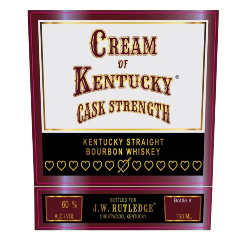 J. W. Rutledge Cream of Kentucky Cask Strength Straight Bourbon Whiskey