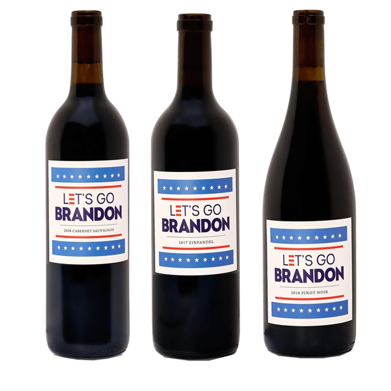 Let's Go Brandon Wine Combination 6 Pack