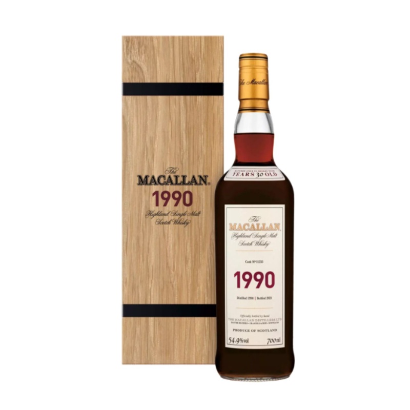 Macallan 31 Year Old 1990 Fine & Rare #11233 Vintage Single Malt Scotch Whisky | 700ML