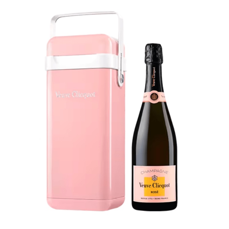 Veuve Clicquot Rose Champagne With Portable Cooler Gift Box 750ml