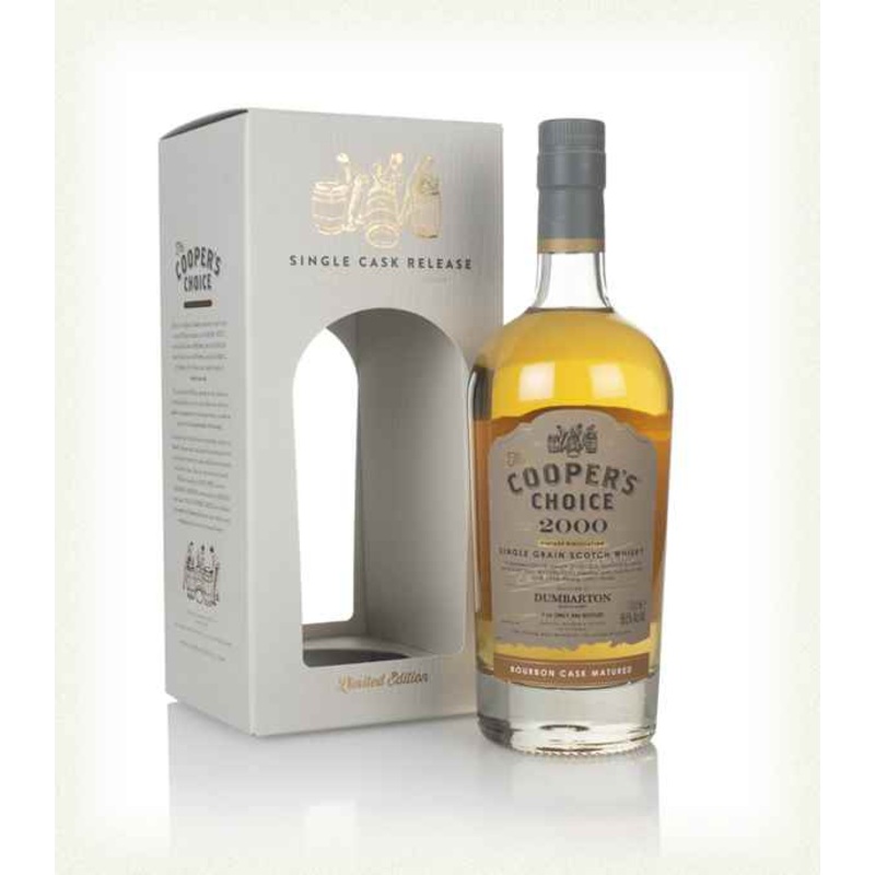 Dumbarton 20 Year Old 2000 (cask 211094) - The Cooper's Choice (The Vintage Malt Co.) Scotch Whisky | 700ML