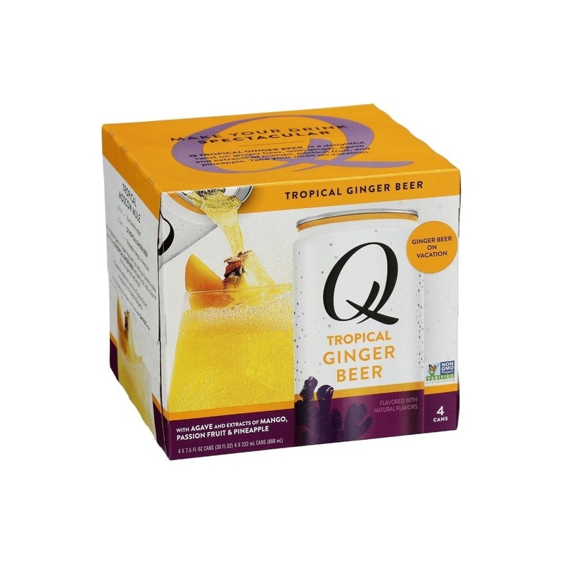 Q Tropical Ginger Beer 4pk