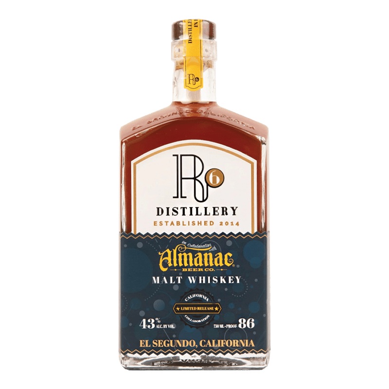 R6 Distillery + Almanac Malt Whiskey 750mL