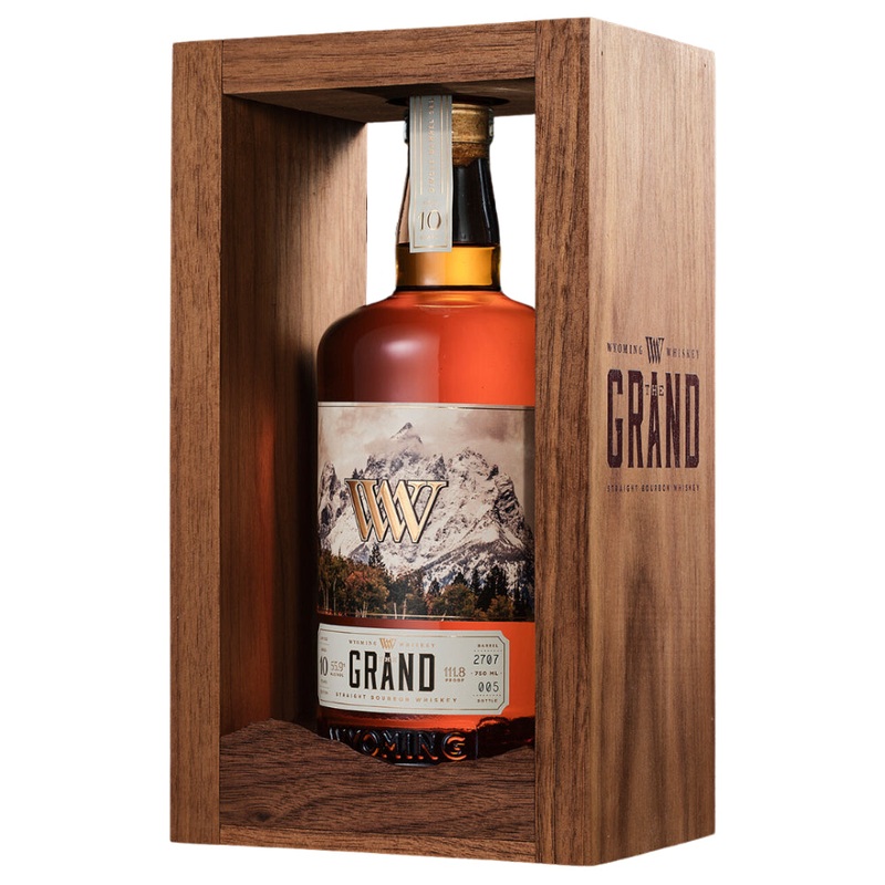 Wyoming Whiskey The Grand 10 Year Old Bourbon Whiskey