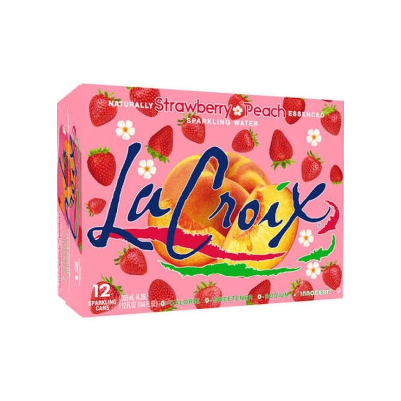 LA CROIX Strawberry Peach Sparkling Water