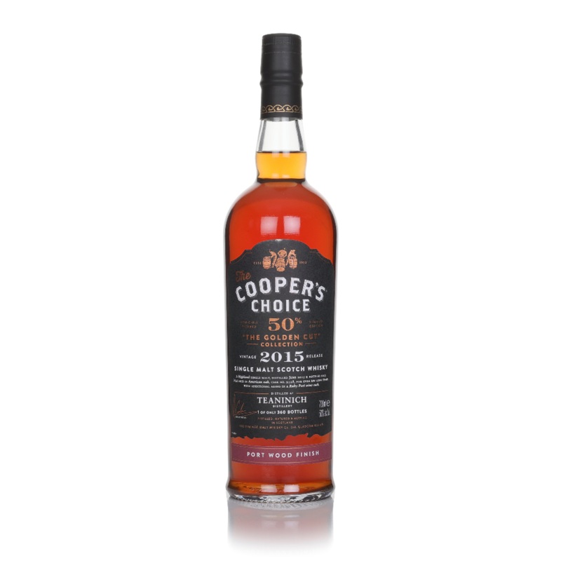 Teaninich 10 Year Old 2015 - The Cooper's Choice The Golden Cut Collection Single Malt Scotch Whisky | 700ML