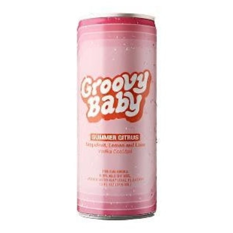 GROOVY BABY Summer Citrus Vodka Cocktail