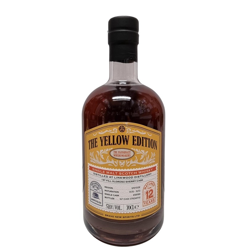 Linkwood 2010 Brave New Spirits The Yellow Edition 12 Year Old Single Malt Scotch Whisky | 700ML