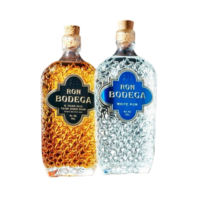 Ron Bodega | 6 Year Old Cask Aged & White Rum | 2025 Release | (2)*700ML