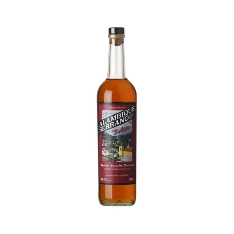Alambique Serrano 3 Aos 1st Edition Single Origin Rum