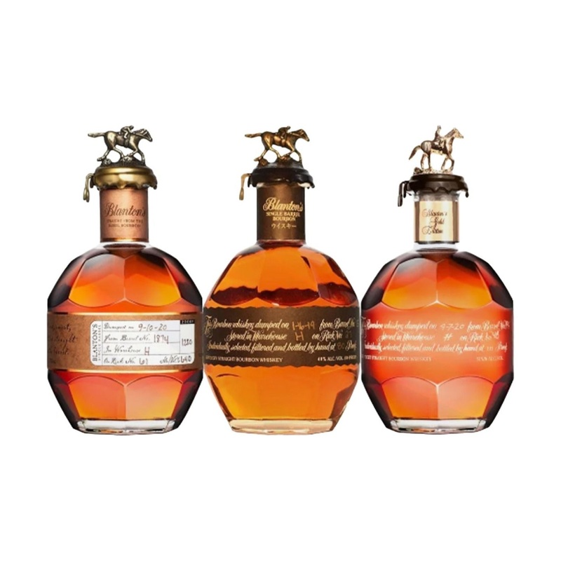 Blanton's Straight From the Barrel Bundle, Black Label, & Gold Label Bundle