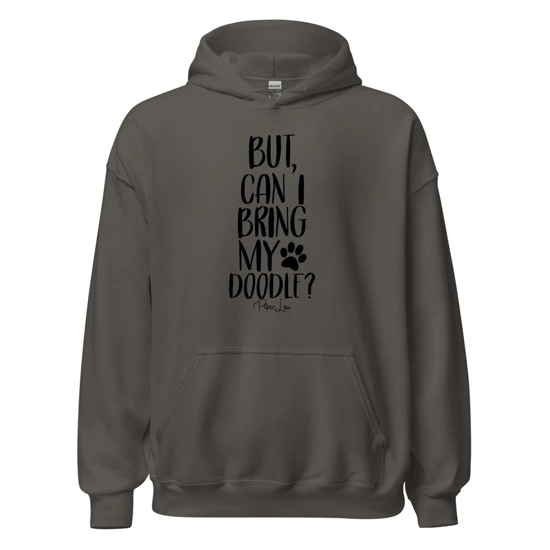 But Can I Bring My Doodle - Graphic Hoodie White