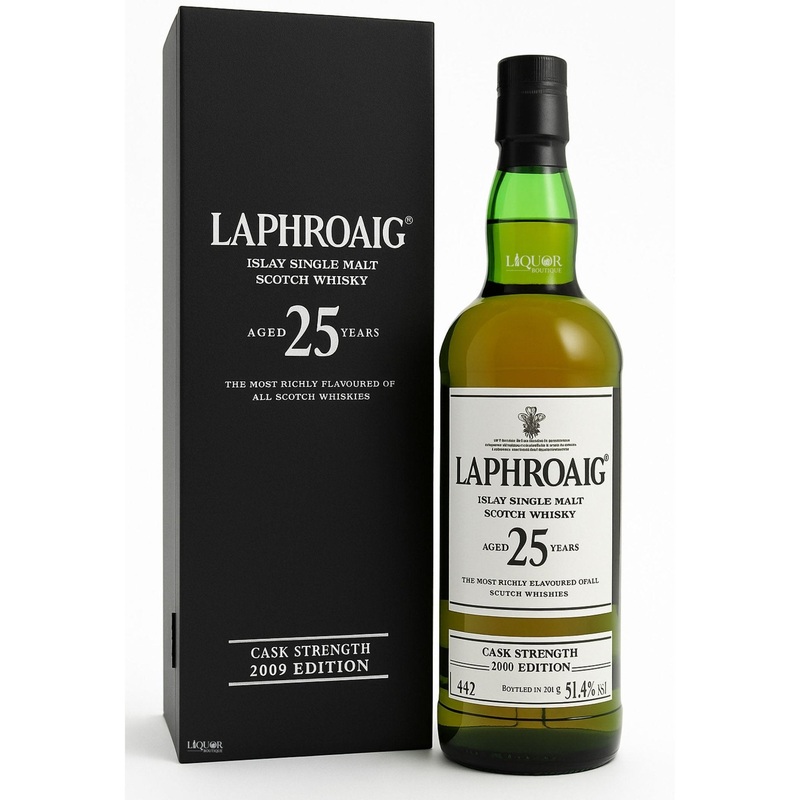 Laphroaig 25 Year Cask Strength Single Malt Scotch 2009 Edition