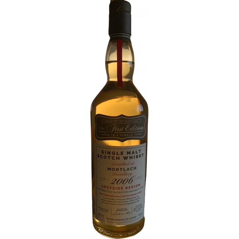 Mortlach 2006 (Edition Spirits) The First Editions (Cask #HL 17377) 12 Year Old 2019 Release Single Malt Scotch Whisky | 700ML