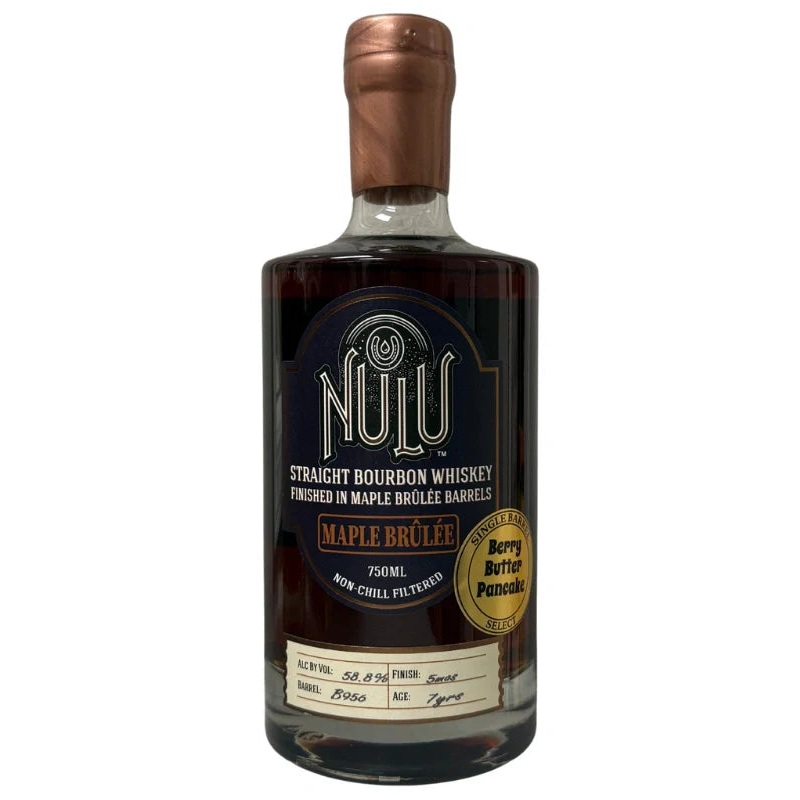 Nulu Single Barrel Maple Brulee 'Berry Butter Pancake' Straight Bourbon Whiskey